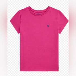 Polo Ralph Lauren - Girls' Long T-Shirt, Short Sleeve (Pink)